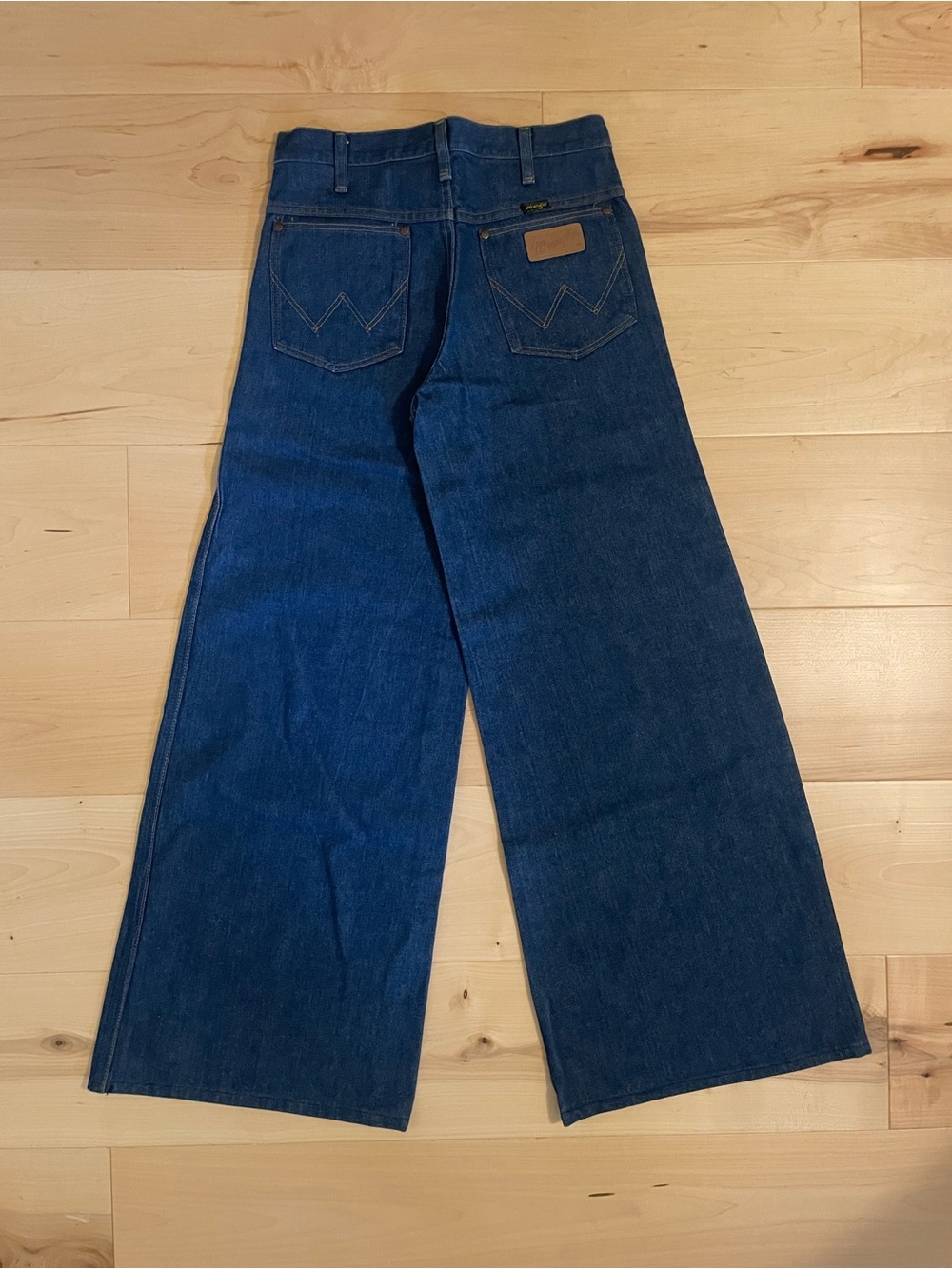 1970s Wrangler "Elephant Leg" Super Wide Flare Bell Bottom Jeans MINT